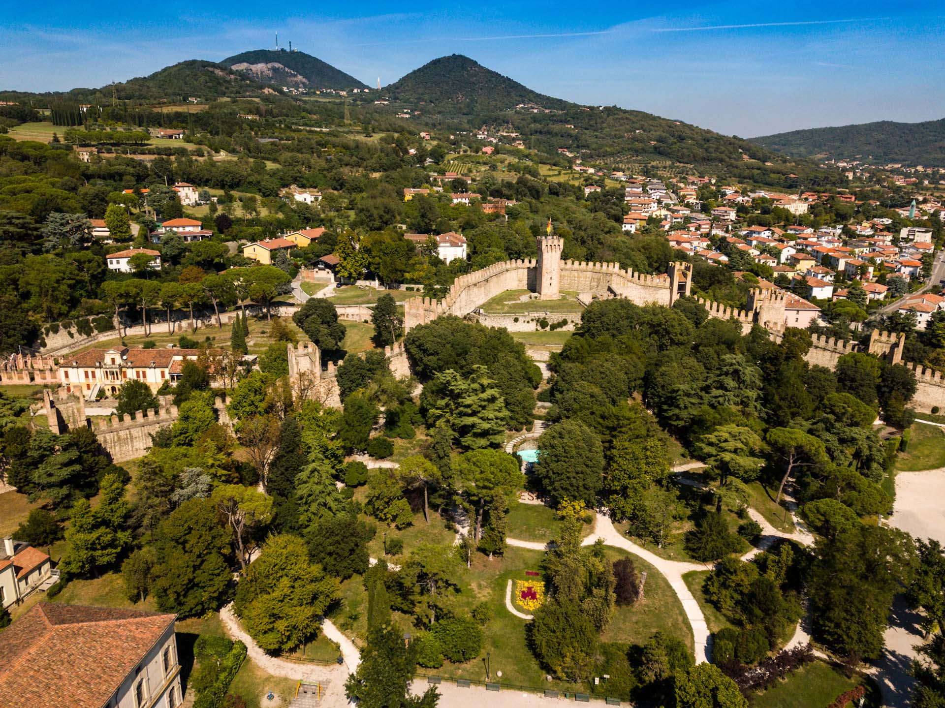 Este Castello Carrarese panoramica
