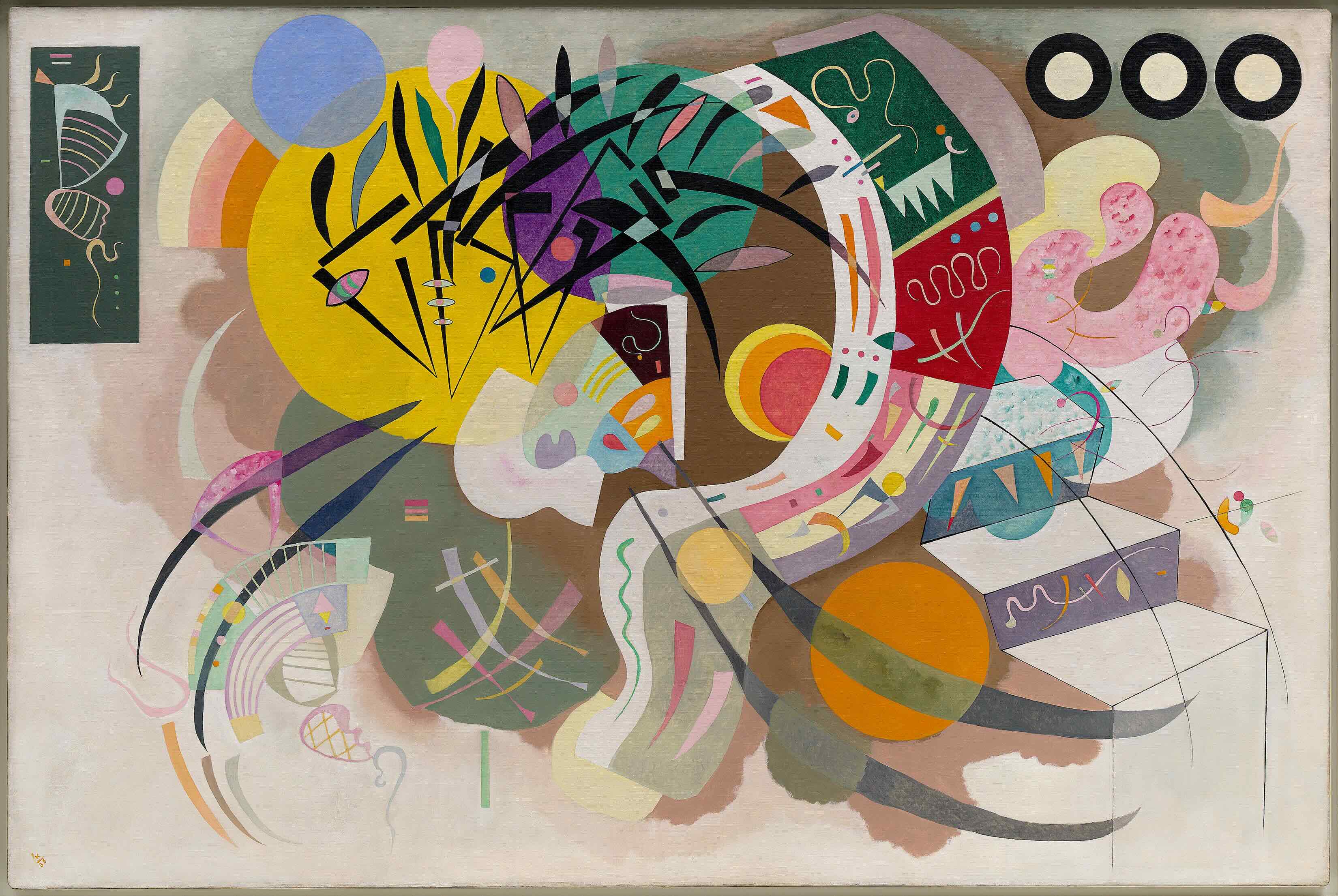 mostre primavera 26 - Vasily Kandinsky Curva dominante (Dominant Curve)
