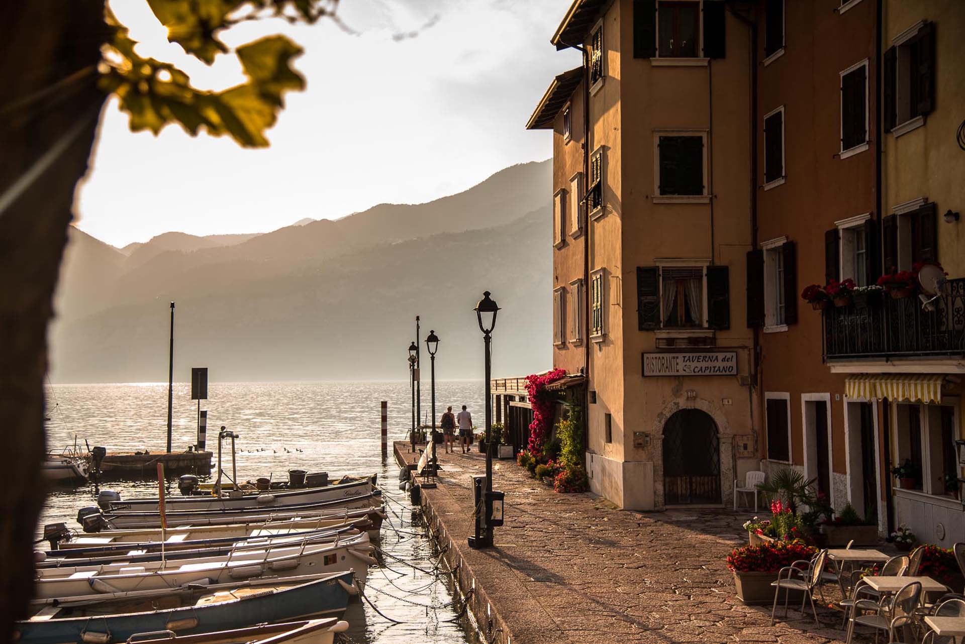 Lago Garda Il porticciolo di Porto di Brenzone