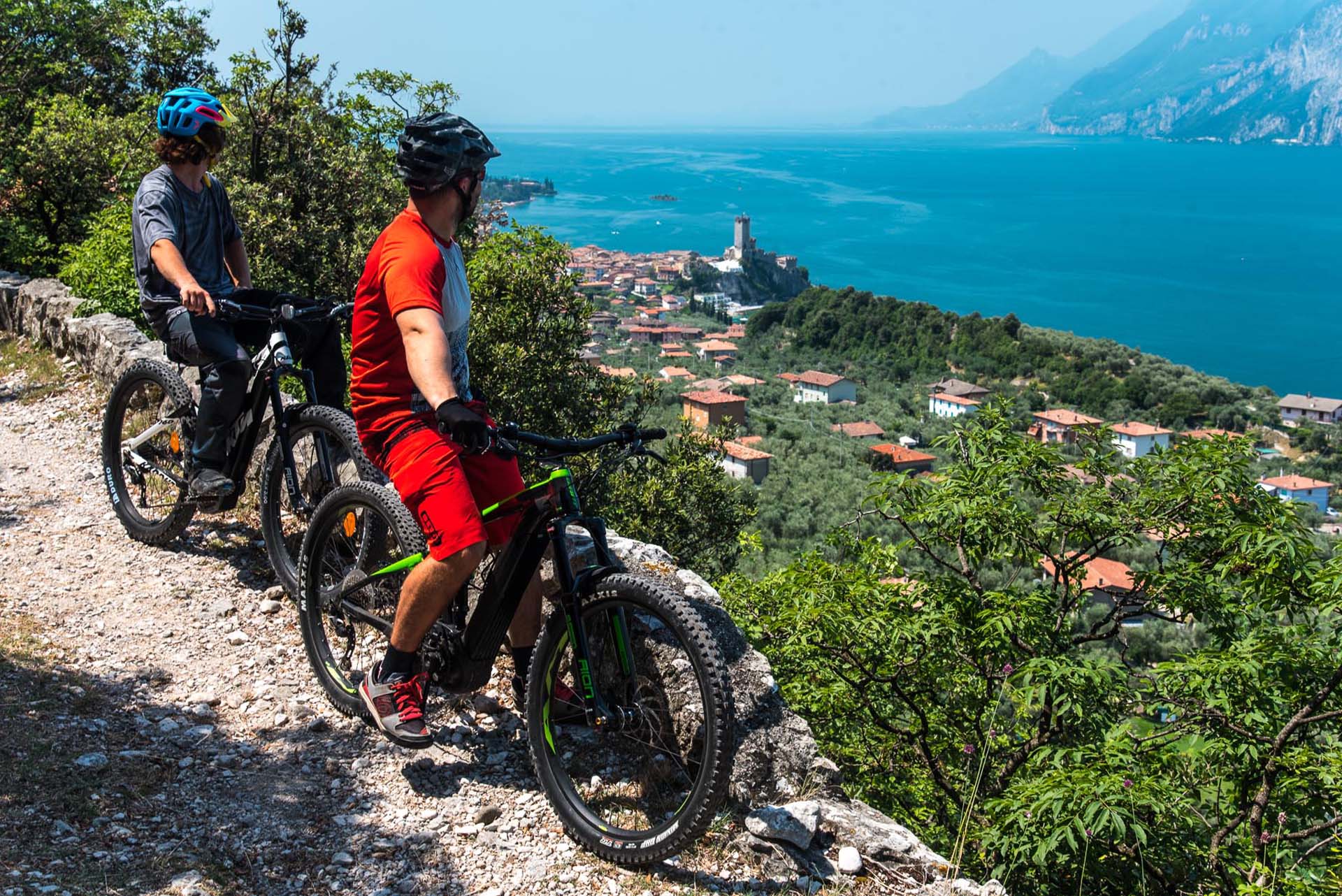 Lago Garda Mountain bike nelle colline di Malcesine