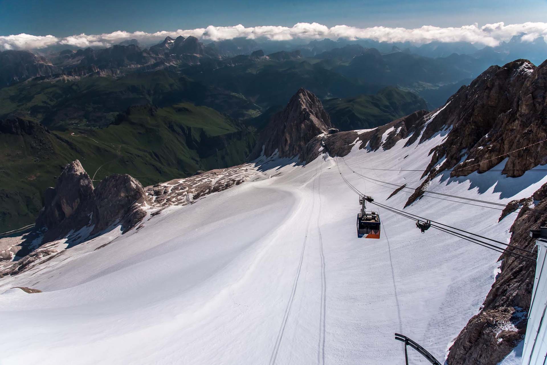 Marmolada Arabba Funivia della Marmolada