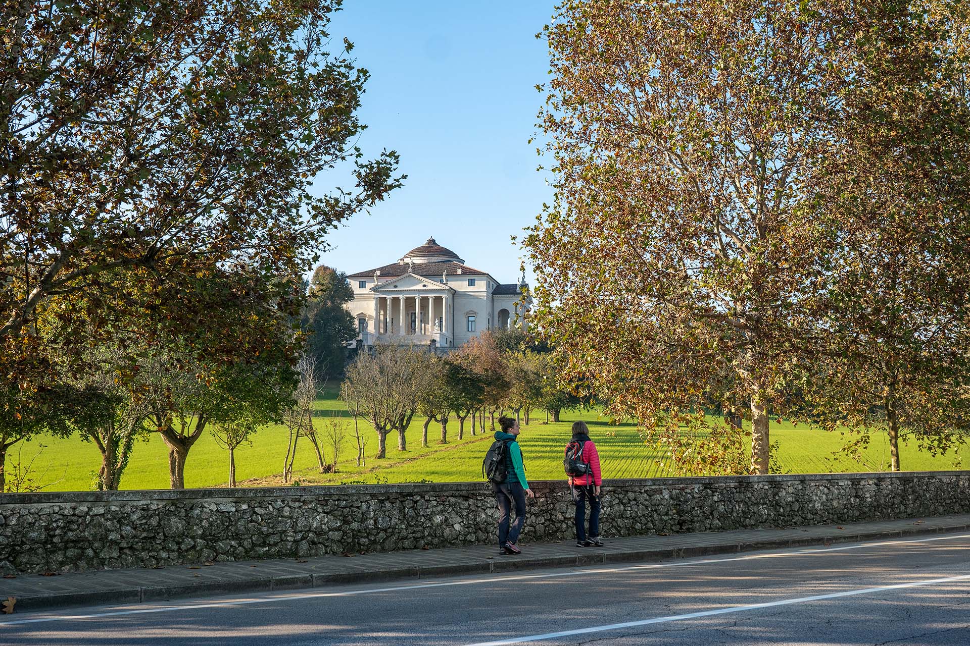 Riviera Berica - Villa la Rotonda (Vicenza) cammino fogazzaro roi autunno foliage