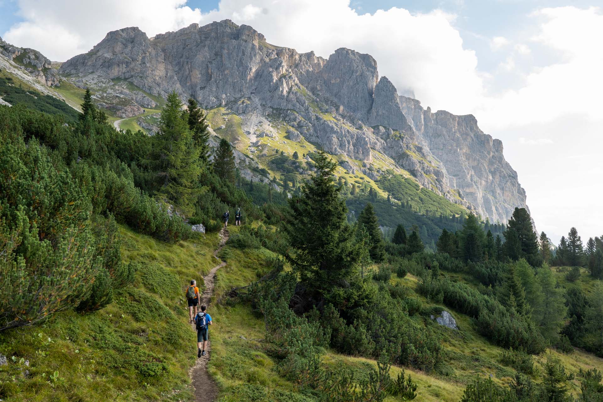 Gruppo delle Tofane (Cortina d'Ampezzo) cammino dolomiti