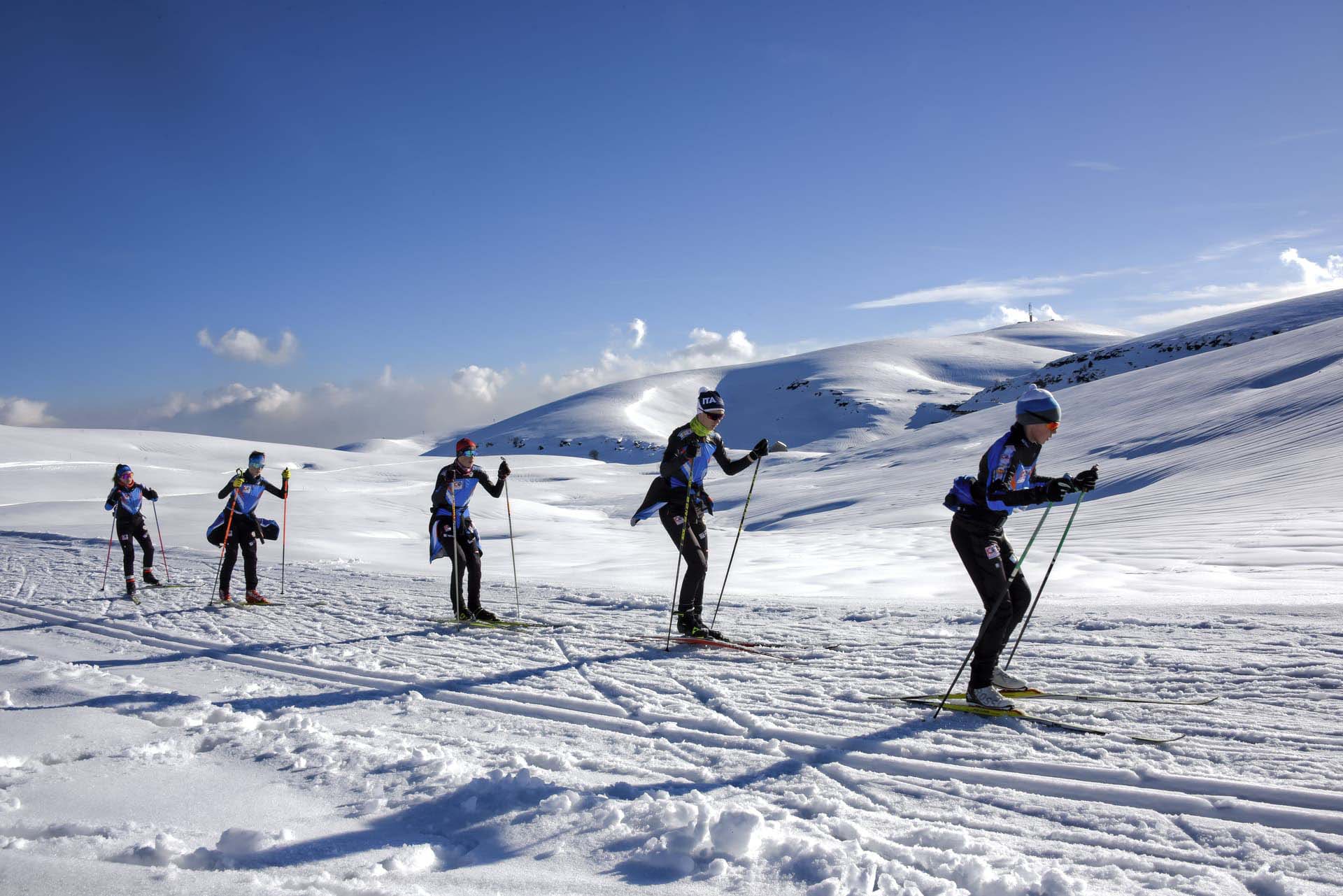 Piste sci fondo Lessinia neve 2