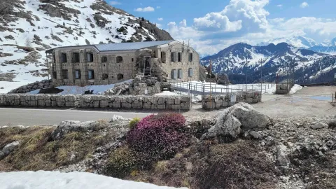 Esterno del Museo della Grande Guerra Tre Sassi di Cortina d'Ampezzo 