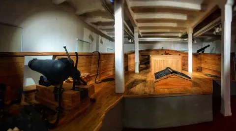 Poppa ricostruita brigantino Mercurio