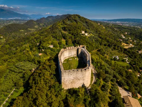 Rocca di Asolo vista dall'alto