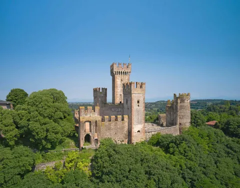 Veduta del Castello Scaligero di Valeggio Sul Mincio
