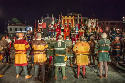 Scena del palio della Marciliana di Chioggia