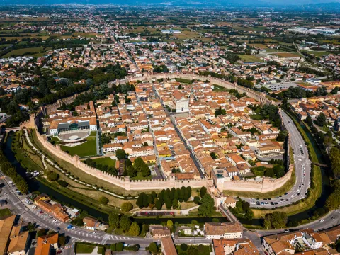 Veduta panoramica di Cittadella