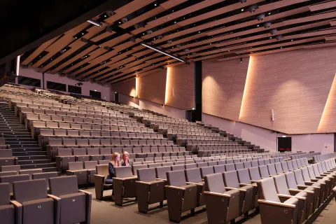 Vista della sala congressi del centro Padova Congress