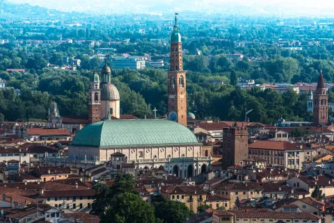 Veduta aerea di Vicenza