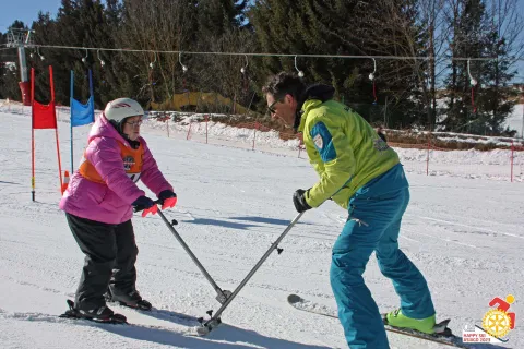 Spav Team, lezione di sci per persone che possiedono abilità diverse