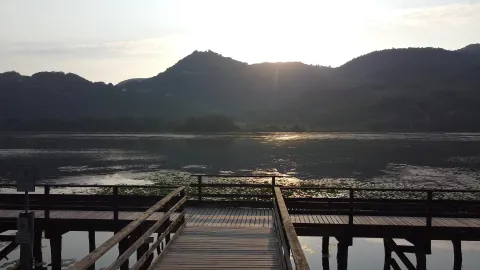 Pontile del Lago di Fimon
