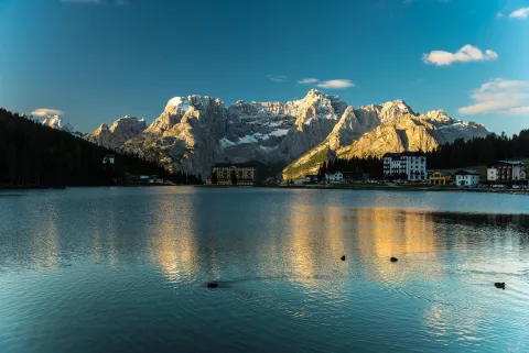 Veduta del Lago di Misurina