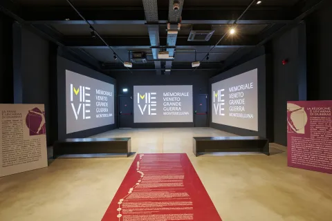 Sala video MeVe - Memoriale Veneto della Grande Guerra a Montebelluna