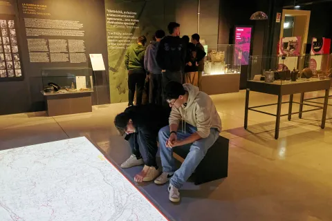 Studenti in gita scolastica al MeVe - Memoriale Veneto della Grande Guerra a Montebelluna