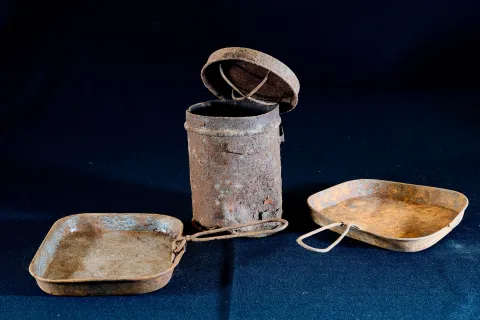 Utensili da cucina del MeVe - Memoriale Veneto della Grande Guerra a Montebelluna