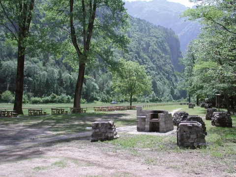 Barbecue presso area ristoro Candaten a Sedico