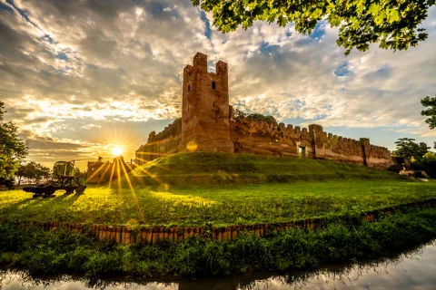Panoramica suggestiva di Castelfranco Veneto