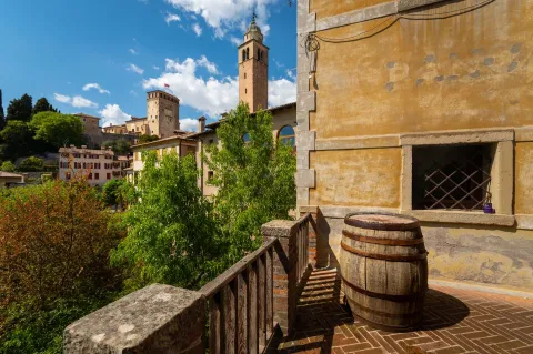 Veduta Piazzetta Poste di Asolo