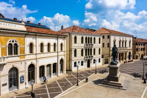 Veduta di Piazza Garibaldi di Rovigo