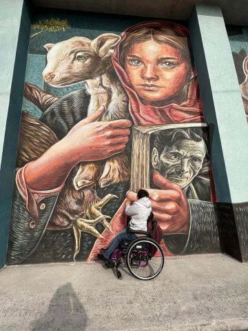 Street art a Vallà di Riese Pio X Treviso