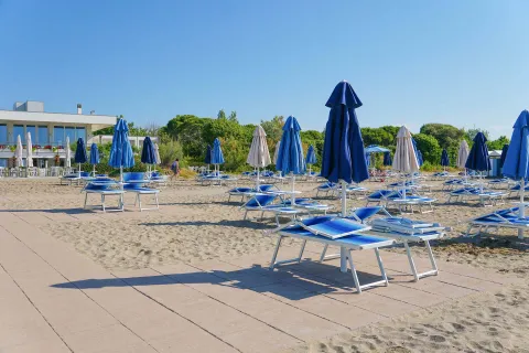 Pedane accessibili nella spiaggia di Cavallino Treporti - Union Lido