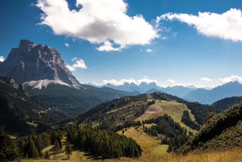 Veduta sul Monte Pelmo da Cima Fertazza