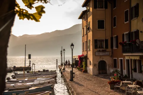 Porticciolo di Porto di Brenzone sul Lago di Garda