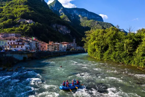 Rafting sul fiume Brenta a Bassano del Grappa