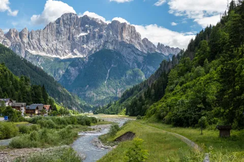 Vista sul Civetta da Caprile