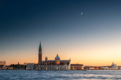 Panoramica dell'Isola di San Giorgio vista dal Canale della Giudecca