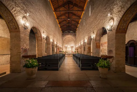 Interni della Pieve di San Giorgio Martire