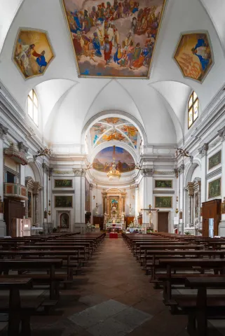 Interni della Chiesa Arcipretale della Beata Vergine Maria Annunziata di Mel di Borgo Valbelluna