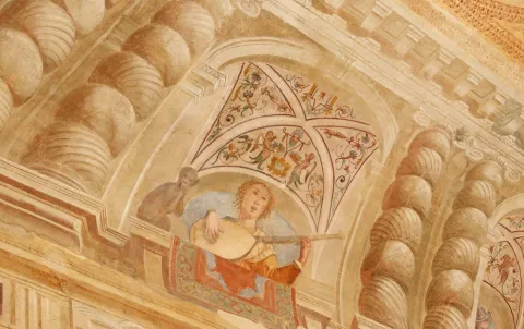 Affreschi nella Loggia di Villa Bassi Rathgeb ad Abano Terme