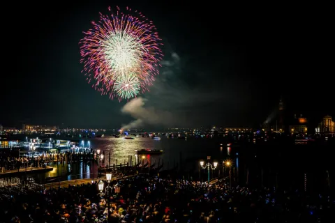 Fuochi d'artificio a Venezia per il capodanno