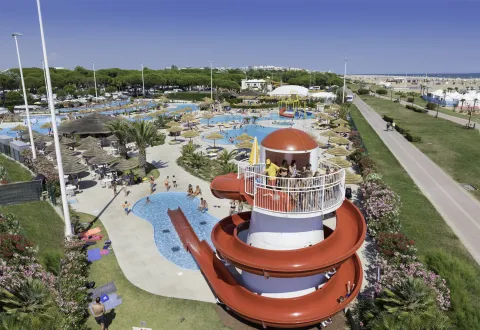 Parco acquatico del Villaggio Turistico Internazionale di Bibione